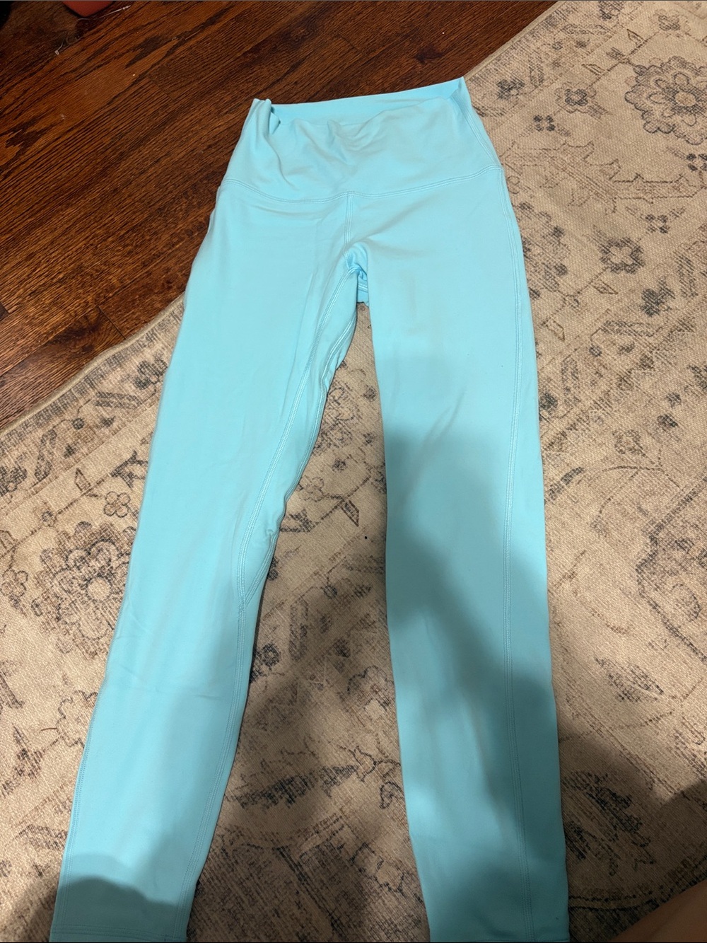 lululemon athletica Light Aqua Blue High-Rise Leggings